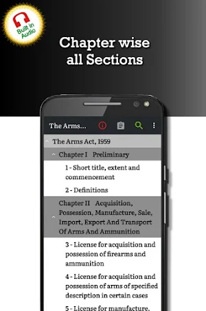 Arms Act 1959 Screenshot 1