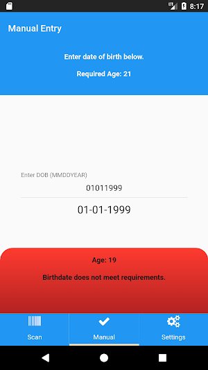 ScanCheck - Age Verification Screenshot 0