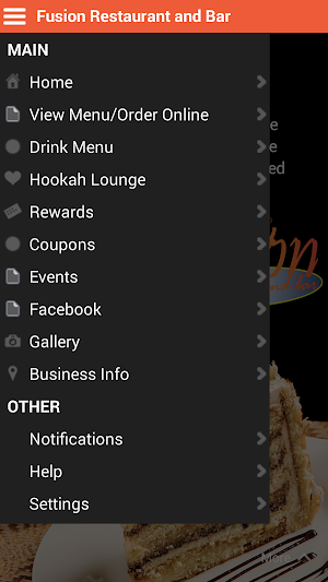 Fusion Restaurant and Bar Screenshot 1