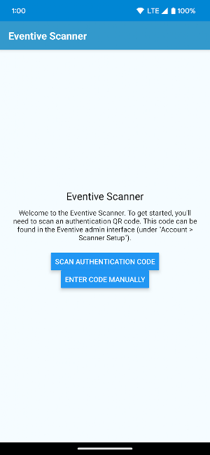 Eventive Scanner Screenshot 0