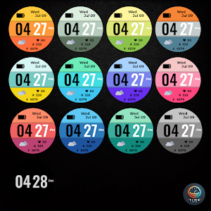 Color Stripes - watch face Screenshot 2