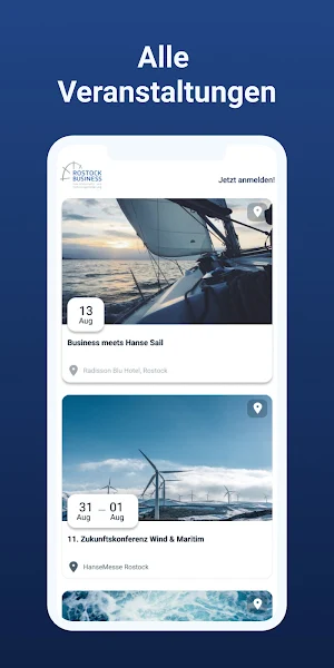 Rostock Business Events Screenshot 0