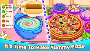 Pizza Maker Cooking Girls Game Screenshot 1