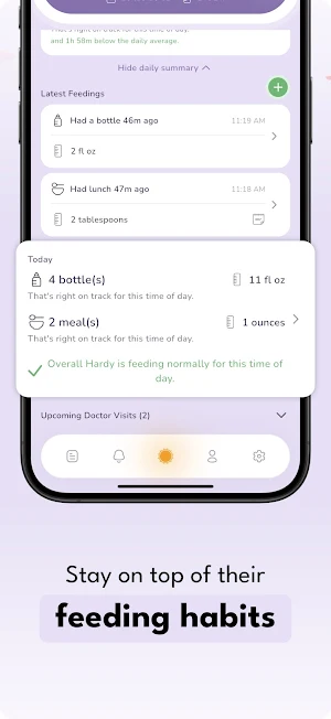 Tiny Journeys: Baby Tracker Screenshot 1
