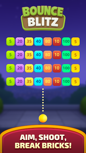 Bounce Blitz: Brick Breaker Screenshot 0