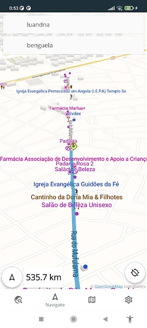 Angola Offline Map Screenshot 1