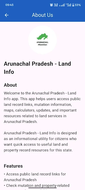 Arunachal Pradesh - Land Info Screenshot 3