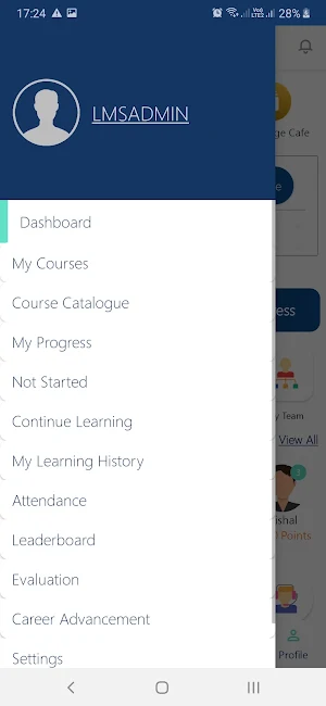 Titan learning system Screenshot 2