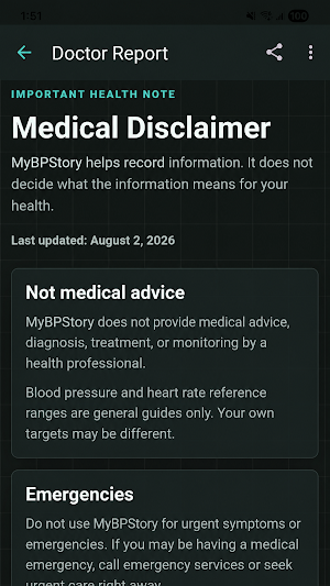 MyBPStory Screenshot 2