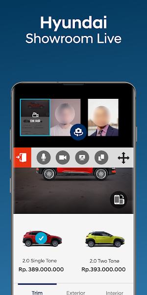 Hyundai Showroom Live Chat Screenshot 1