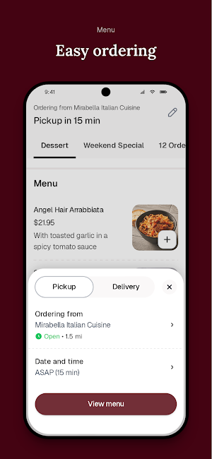 Mirabella Italian Cuisine Screenshot 2