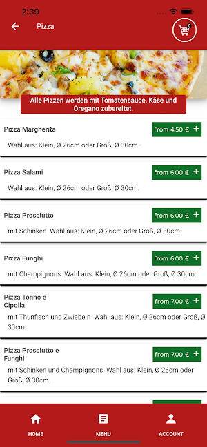 Roberto's Pizza Screenshot 2