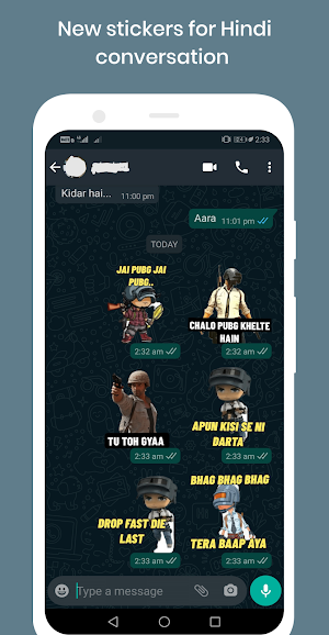 PUBG Stickers for WhatsApp - WA PUBG Stickers Pack Screenshot 0