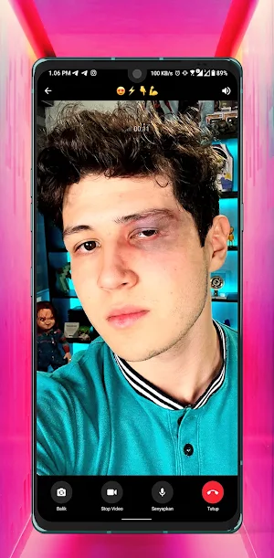 E mastersensei fake video call Screenshot 1
