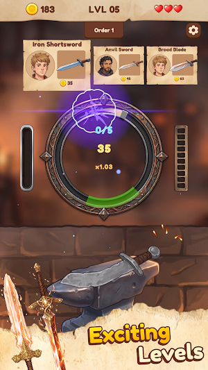 Perfect Forge: Sword Orders Screenshot 0