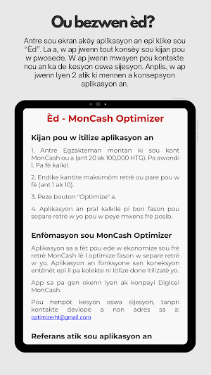 MonCash Optimizer Screenshot 3