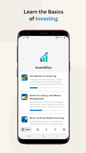 InvestWise: Learn Investing Screenshot 0