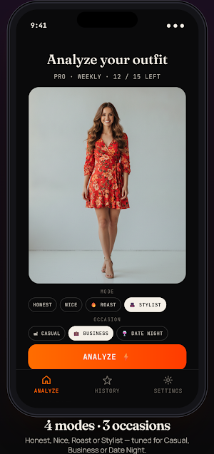 Outfit Assistant: AI Rater Screenshot 1