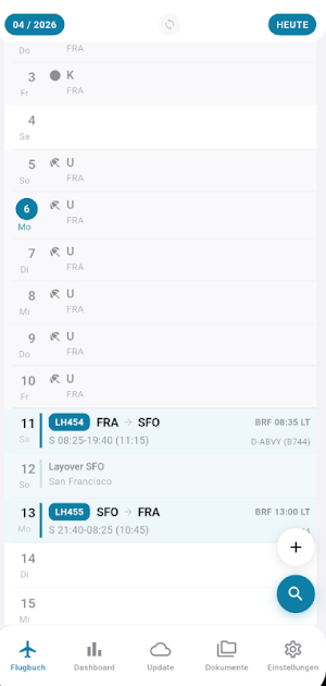 OpenAirLog Screenshot 1