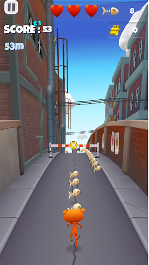 Cat Running Screenshot 1