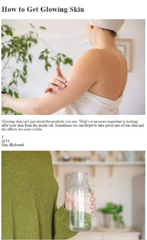 How To Glowing Skin Naturally Screenshot 2