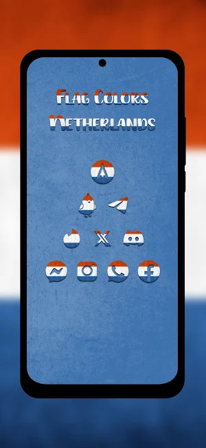 Netherlands- Flag Colors Icons Screenshot 2
