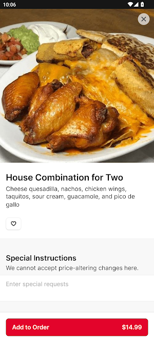 Los Chorros Restaurant Screenshot 2