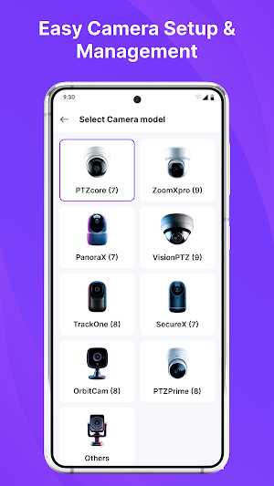 PTZ Security Camera App Screenshot 1