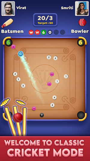 Carrom Match Screenshot 1
