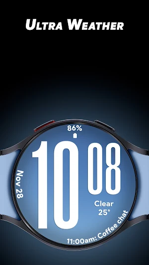 Ultra Weather - Watch face Screenshot 0
