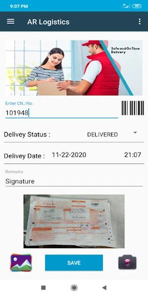 AR Logistics Screenshot 2