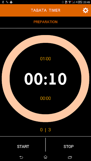 Interval timer with music Screenshot 0