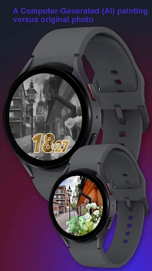 Beautiful Sights Watch Face Screenshot 3