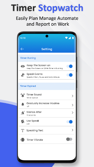 Easy Stopwatch & Timer Screenshot 3