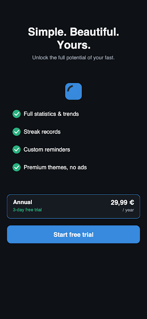 Faste – Intermittent Fasting Screenshot 2