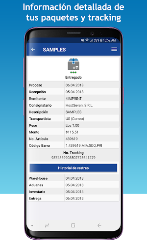 Blue Courier Express Screenshot 2