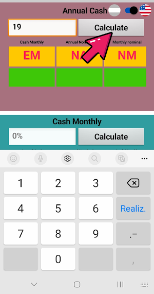 interest rate converter Screenshot 1
