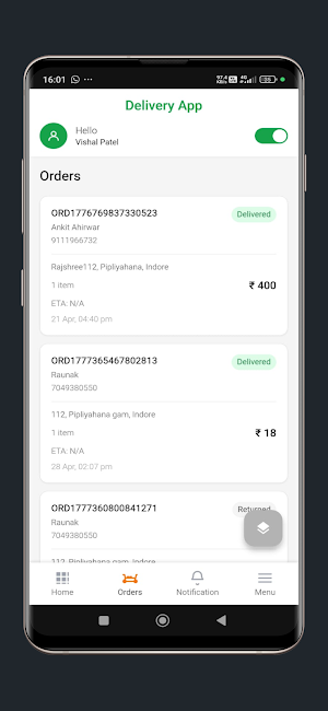 Arnix Delivery Screenshot 2
