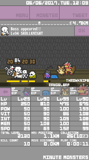MinuteMonsters Screenshot 1