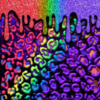 Jelly RainbowLeopard-Wallpaper