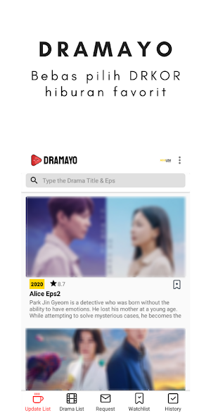 DRAMAYO - Nonton Drakor Subtitle Indo Screenshot 1
