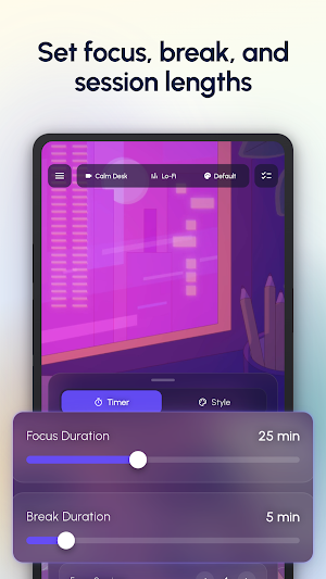 Ritsu: Pomodoro Focus & Tasks Screenshot 0