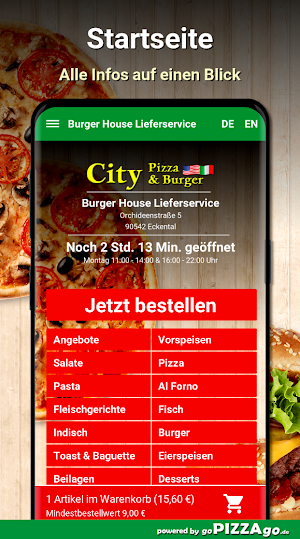 Burger House Lieferservice Eck Screenshot 1