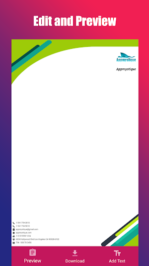 Letterhead Maker US 2020 - Free Premium Templates Screenshot 3