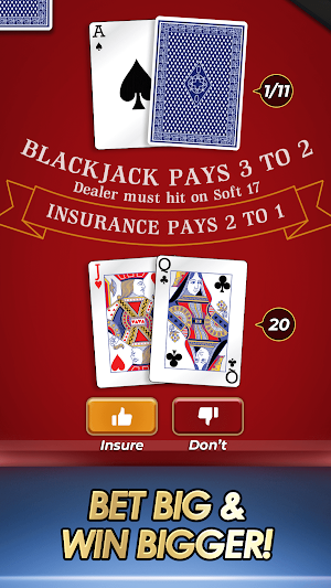 Classic Blackjack - 21 Screenshot 1