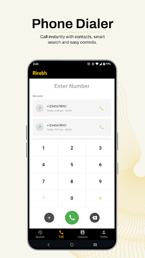 Rirabh Mobile Dialer Screenshot 1