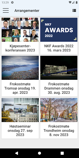 Norsk Kjøpesenterforening Screenshot 2