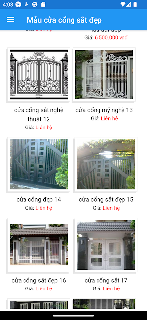 Mẫu cửa cổng sắt đẹp Screenshot 2