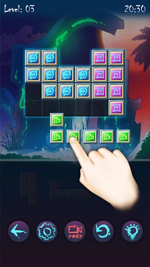 Stone Age - Free square puzzle Screenshot 0