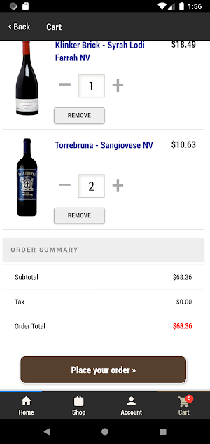 Yiannis Wine Shop Screenshot 1